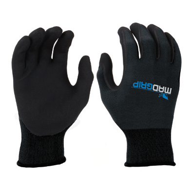 MADGRIP™ DRI-MAX® High Dexterity Foam Nitrile Glove: Black, Medium