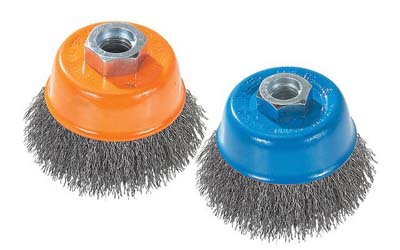 Walter Surface Technologies Cup Brushes with Crimped Wires: 5, 8600 RPM -  Conney Safety