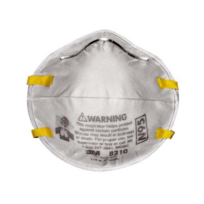 Avenue noget Medalje 3M™ 8210 N95 Respirator: No Exhalation Valve, 20/Box - Conney Safety