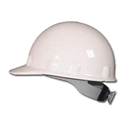 E2RW01A000 Fibre-Metal E-2 White Cap-Style Hard Hat with Ratchet Suspension NEW! 