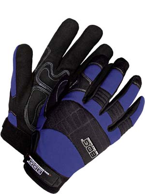 Padded Mechanics Gloves, Large