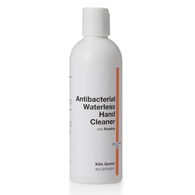 Antibacterial Waterless Hand Cleaner: 8 Oz. Bottle