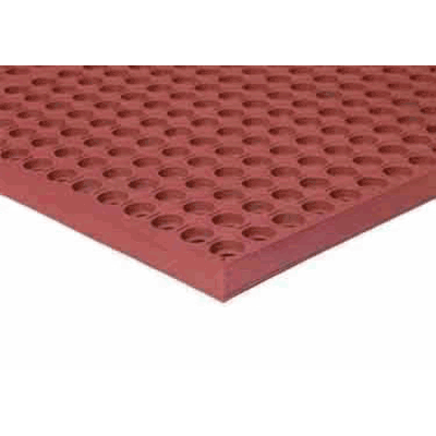 Direct Safety® Recede HD Anti-Fatigue Mat: 3' X 5', Black - Conney Safety