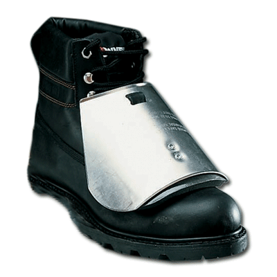 safety Pair Aluminum Safety Metatarsal Guards:  Ellwood protection shoes with metatarsal