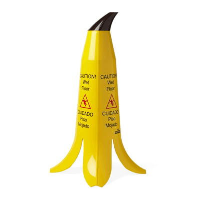 Banana Cone Caution Sign - Conney Safety