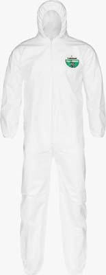 DuPont™ Tyvek® 400 Coverall, TY127S, Hood, Elastic Waist, Wrists & Ankles,  Serged Seams