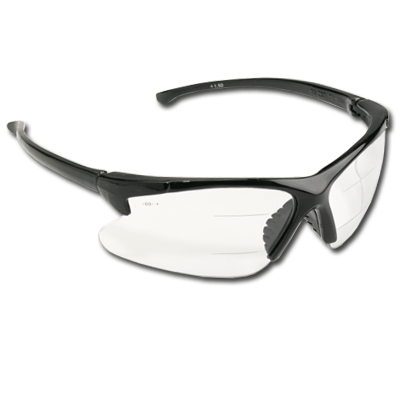 Smith & Wesson® Dual Segment Readers Safety Glasses: Black Frame, 2.5 ...